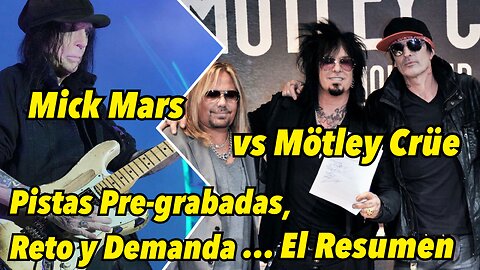 Mick Mars vs Mötley Crüe - Pistas Pre-grabadas, Reto y Demanda - DPS The Podcast Ep 11