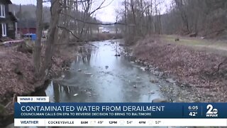 Contaminated water from Ohio on it's way to Baltimore