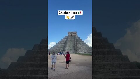 Chichen Itza loud clapping 👏 echo #shorts #vlog #crypto #mexico #travel