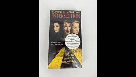 Opening to Intersection (1994) Screener VHS