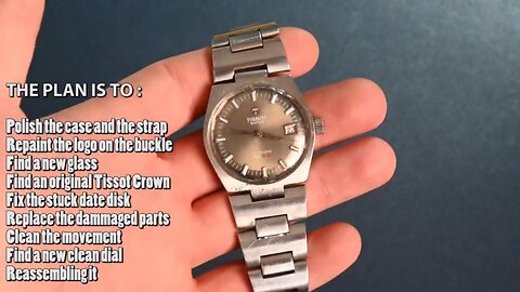 1970 Tissot Watch Restoration