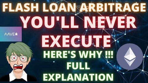 FLASH LOAN ARBITRAGE IS VERY HARD AND EXPENSIVE AND HERE ARE THE REASONS EXPLAINED #flashloans