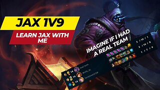 Learning Jax (BEST DECISION I'VE MADE AS LOW ELO)