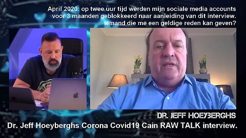 Dr. Jeff Hoeyberghs Corona Covid19 Cain RAW TALK interview.
