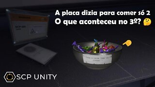 Comi 3 doces e olha o que aconteceu! 😱 Secure, Contain, Protect - SCP - Unity - Gameplay PT-BR