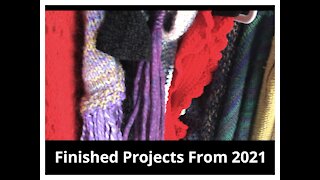 Finished Projects 2021 Knitting Crochet