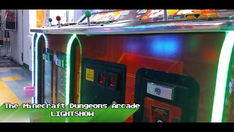 Quick Coins: The Minecraft Dungeons Arcade Lightshow