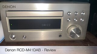 Denon RCD-M41DAB CD Player - Review #denon