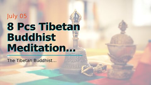 8 Pcs Tibetan Buddhist Meditation Bells Set,3.1inch Singing Bowl Set,2.5inch Tingsha Bells,7.5i...