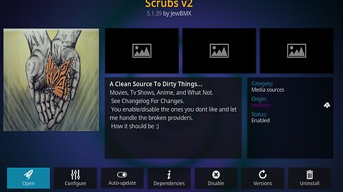 How to Install Scrubs to StreamTV and Movies onNEXUS 20.3 for KODI