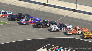 4th Place in the Craftsman Truck Series in Texas. iRacing 1440p