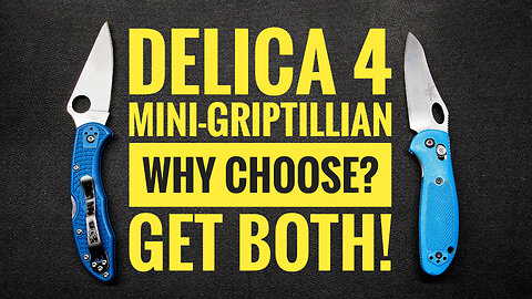 Spyderco Delica 4 vs Benchmade Mini-Griptillian Which One Works Best For You!