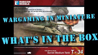 🔴 What's in the Box ☺ Rubicon 28mm 1:56 WW2 Russian T-34 /76 kit