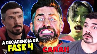 REACT Por que a FASE 4 da MARVEL está TÃO RUIM ? 👎🤦🏻‍♂️ - MELHOR DO MUNDO