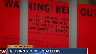 CONTACT 13: What you need to know about getting rid of squatters