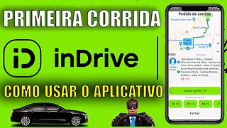 COMO FUNCIONA O APLICATIVO INDRIVER PARA MOTORISTA | Como fazer a primeira CORRIDA