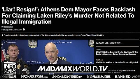 Pre-Torches & Pitchforks—Oh, it's Coming! | Citizens EXPLODE on Pro-Open Border Mayor After Murder of Laken Riley: "LIAR!" This is How it Should Be at Any Illuminati Politician's Speech, Democrat OR Republican, ALL OVER THE U.S.