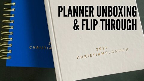 Christian Planner unboxing & flip through