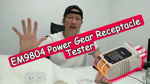 EM9804 Power Gear Receptacle Tester Review & Testing Ground Plug for Grounded Pillow