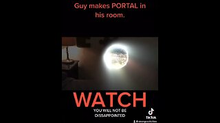 GUY MAKES PORTAL IN HIS ROOM!! - WOW 🤩