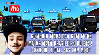 COMBOIO COM MODS NO MAPA EAA MAIOR MAPA BRASILEIRO DO ETS2 1.42 BETA