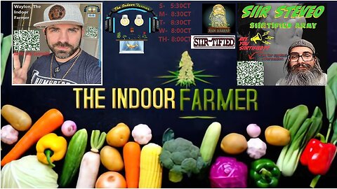 The Indoor Farmer #85! Sustainability Journey Weekly Report, With Waylon & Siir SteveO