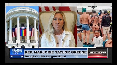 House Rep Greene Calls Out Biden For Posting American Flag 2nd & 3rd Fiddle Over The Trans Flag.