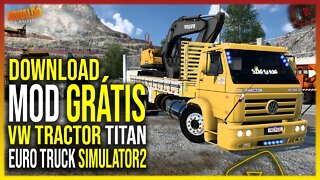 ▶️SAIU - VW TITAN TRACTOR C/ CARROCERIA BOIADEIRA BAÚ EURO TRUCK SIMULATOR 2 1.44 1.45