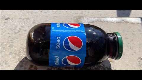Breaking glass bottles ⚠️🔥 Pepsi VS Cocacola