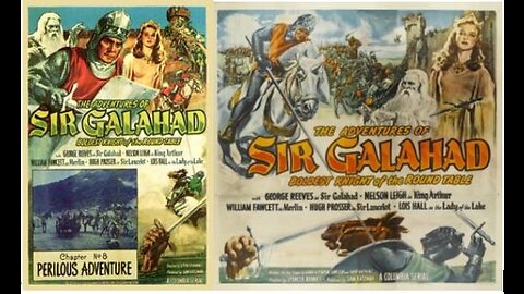 ADVENTURES OF SIR GALAHAD (1949)--a 15-chapter colorized serial combined in one film