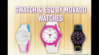 J & G Shoot the Breeze Swatch & ESQ Movado Watches