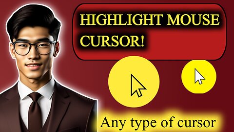 How to highlight mouse cursor | Learn with USMAN BHAI | #viral.