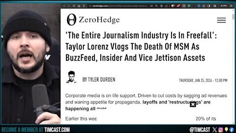 MASS LAYOFFS AS CORPORATE PRESS COLLAPSING, TAYLOR LORENZ PANICS AS PROPAGANDA MACHINE BREAKS APAR..