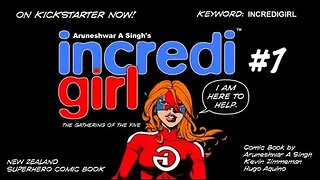 PlungeCast™ S02E10 INCREDI-GIRL #1 Kickstarter Comic Book Crowdfunding Campaign