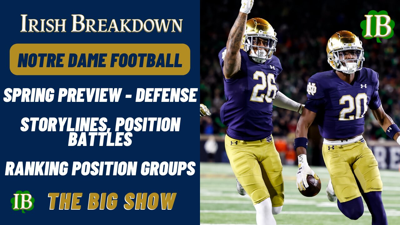 Notre Dame Spring Preview Irish Defense Storylines Battles Group