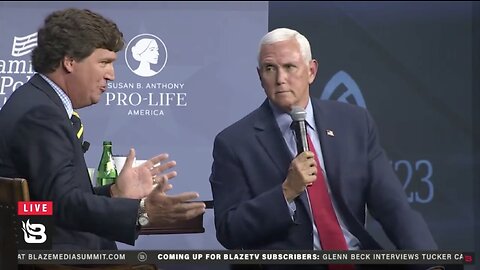 Pence: "Tucker I've heard this routine from you before. That's not my concern."