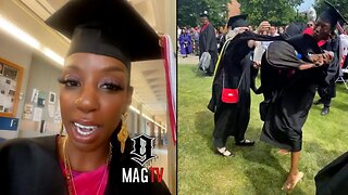 Woman Who Snatched The Mic During Graduation Speaks Out! 😱