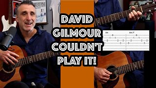 The awesome guitar intro for Is there Anybody out there by Pink Floyd with tabs!