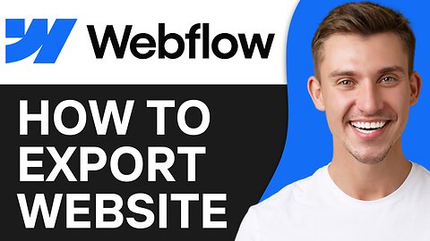 HOW TO EXPORT WEBFLOW WEBSITE CODE