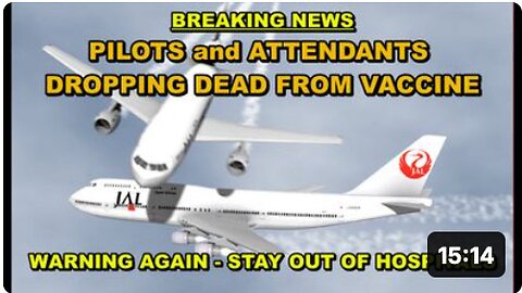 The Focus NOW is on more dead PILOTS and attendants - U.S. Hospitals becoming big time MURDER Zones