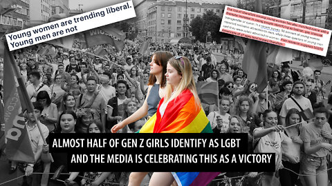 The Media Celebrates as Half of Gen Z Girls Identify as LGBT, Predicts Continous Political Victories