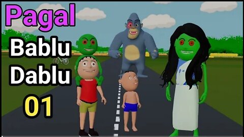 Pagal Bablu dablu 001 | Gorilla cartoon