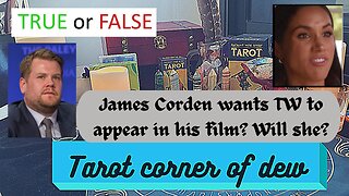 James Corden wants TW to pear in his movie? What is she telling him and what she intends to do?