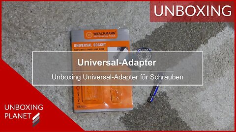 Universal-Adapter für Schrauben aller Art - Unboxing Planet