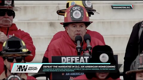 Firefighters - Defeat the Mandates DC Rally