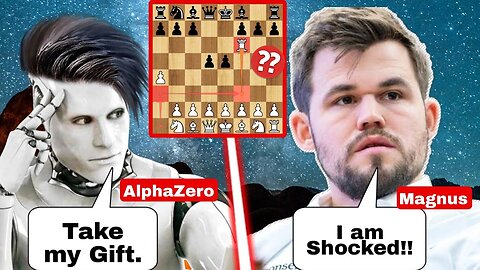 Magnus was taken aback by AlphaZero's sacrifice of a rook in the opening | Magnus Chess