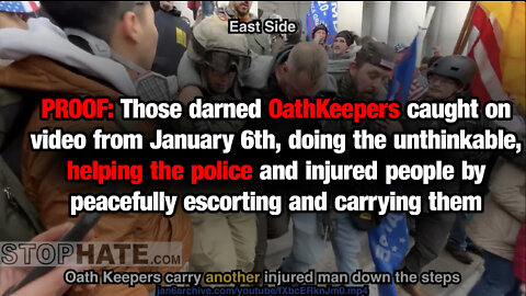 PROOF: OathKeepers January 6th helping the police