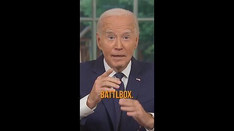 "Resolve differences at the BATTLBOX" Oval Office Speech #joebiden #usa #battlbox