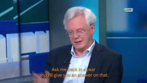 David Davis former Brexit secretary explains where is the good news in Brexit