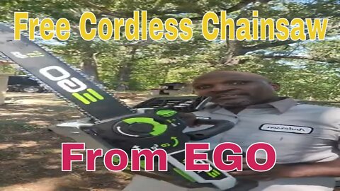 Free EGo Cordless Chainsaw CS 1604 | Aug 2022